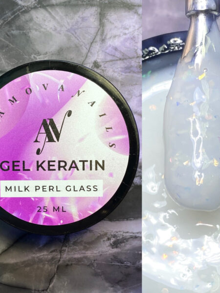 Кератиновый гель / GEL KERATIN milk perl glass  25 мл