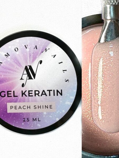 Кератиновый гель / GEL KERATIN Peach shine 25 мл