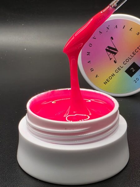 NEON GEL COLLECTION 20 мл №2 (кораллово-розовый неон)