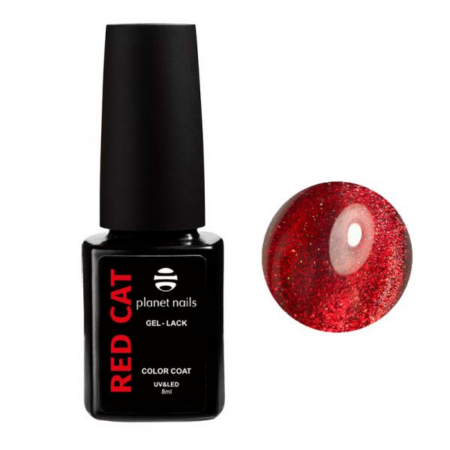 Гель-лак Planet Nails "Red Cat" - 14687 8мл